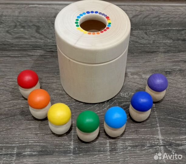 Бочонок деревянный с грибочками