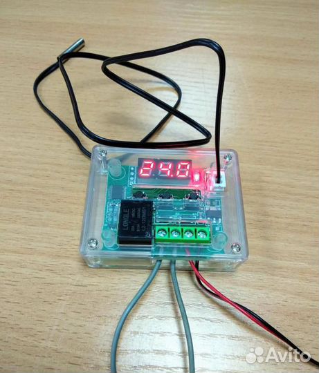 Электронный термостат терморегулятор W1209 в кейсе
