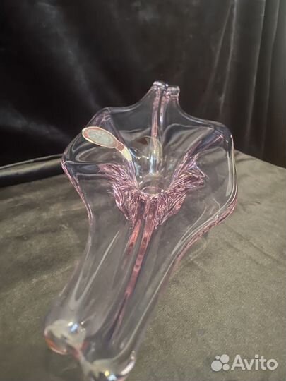 Val Saint Lambert. Хрусталь. Ваза. Винтаж