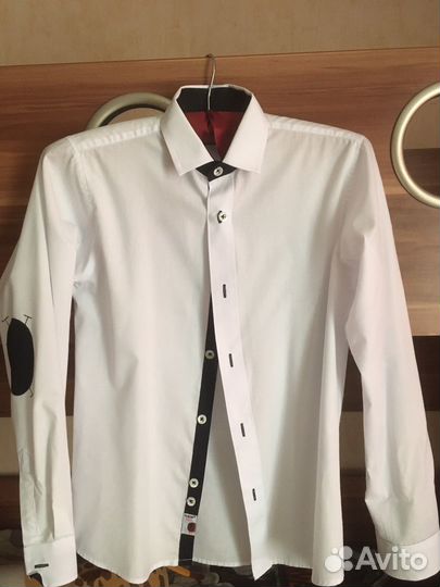 Рубашка школьная 152-158 slim