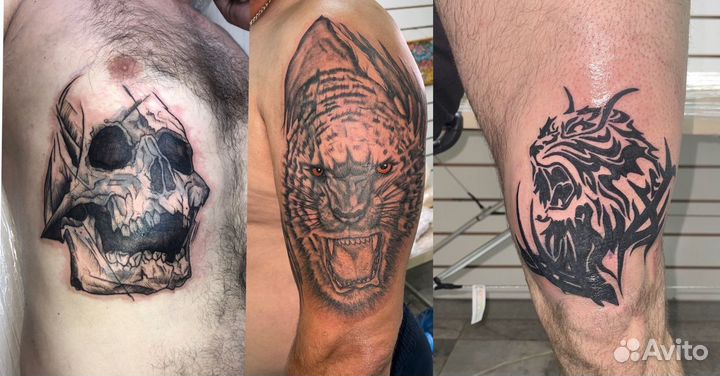 Тату в салоне