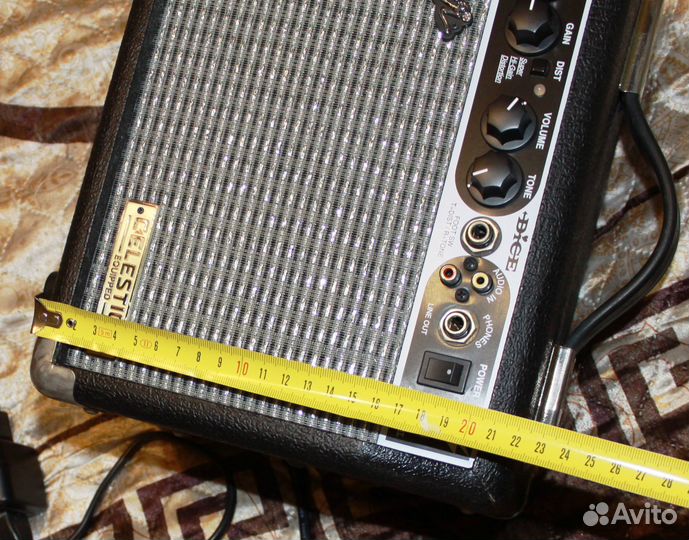 Комбо для электро гитары fender dice celestion