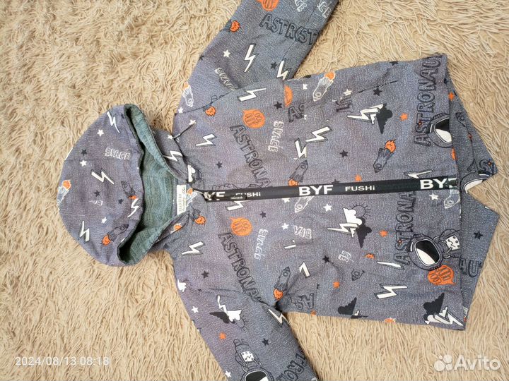 Куртка + шапка для мальчика 92