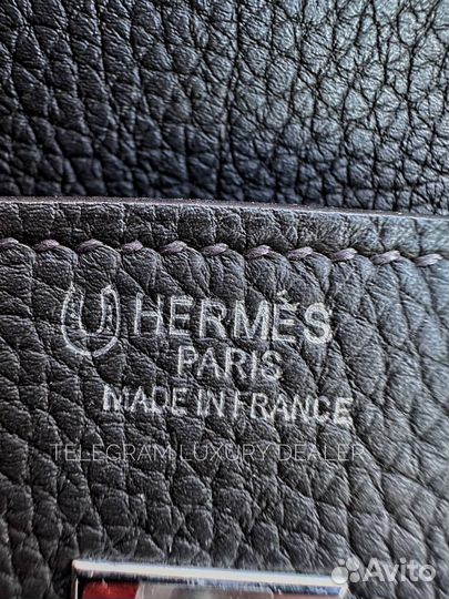 Сумка Hermes Birkin 25 Chocolate togo Verso