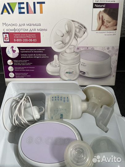 Электронный молокоотсос philips avent