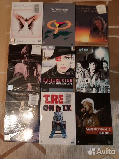 Лицензионные DVD рок музыки