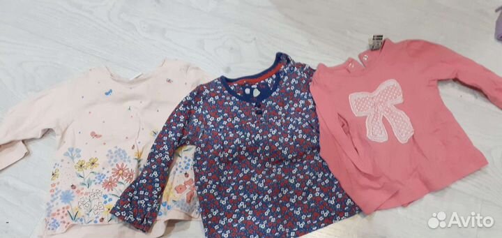 Вещи на девочку 68-74. 2 пакета