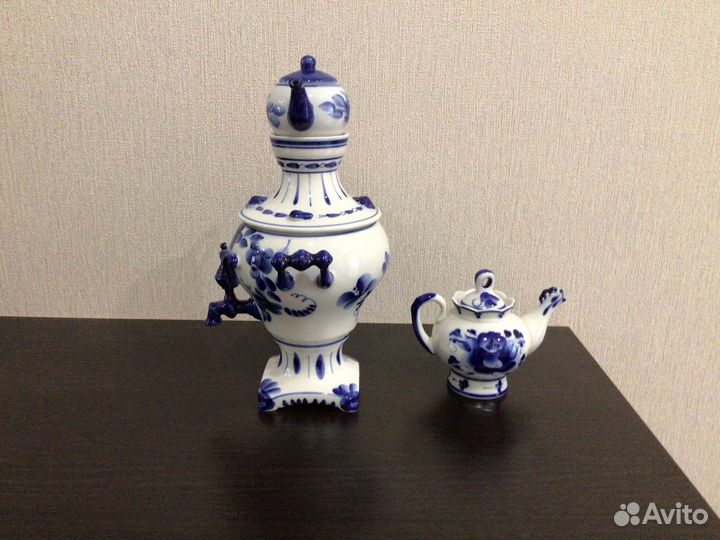 Самовар гжель