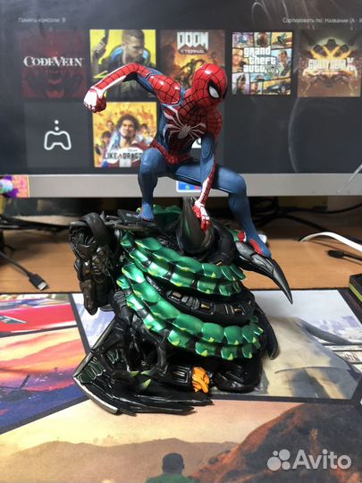 Человек паук фигурка ps4