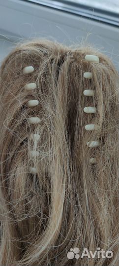 Хвост шиньон на крабе