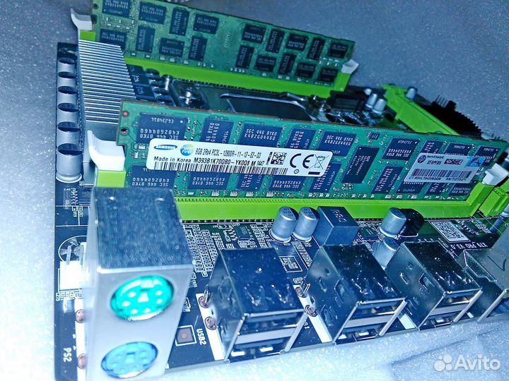 Комплект Xeon 3гГц Intel X79 8-ядер 16гб lga 2011