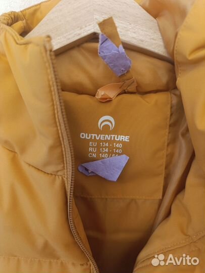 Пуховик для девочки 134 Outventure