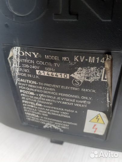 Телевизор sony trinitron KV-M 1400 K