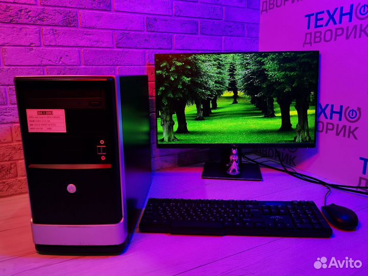 Компьютер Intel Core i7-2600 ram 4gb hdd 500gb