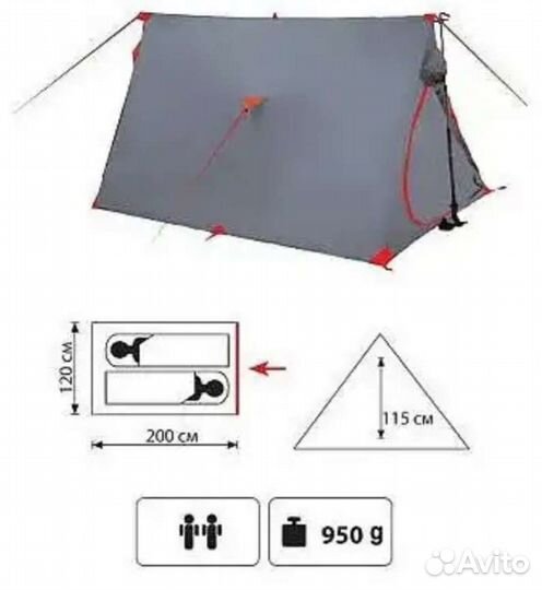 Палатка Спутник 2
