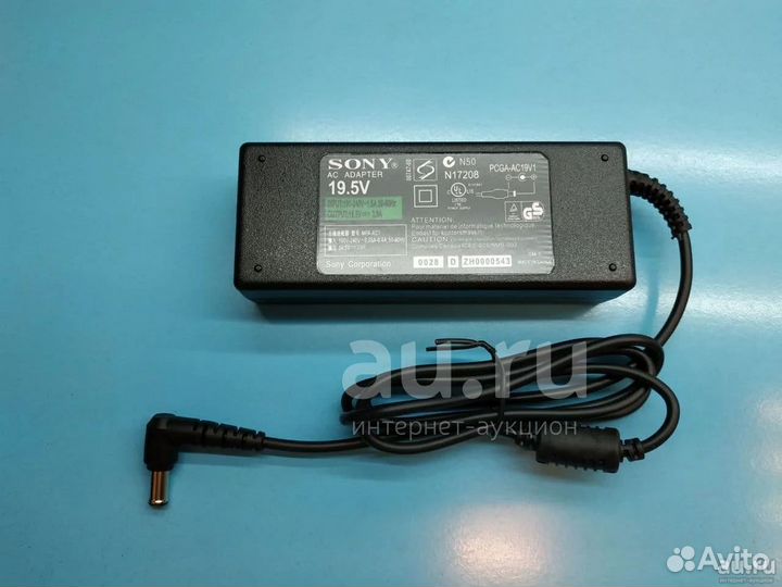 Блок питания Sony Vaio 6.5x4.4мм, 75W, 19.5V, 3.9A