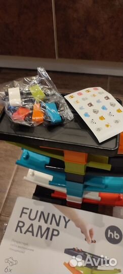 Автотрек с машинками Funny Ramp Happy baby