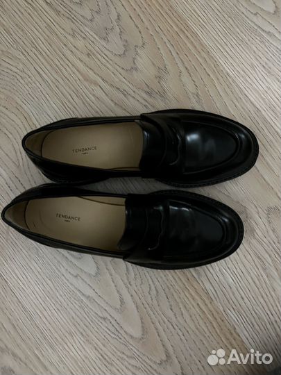 Лоферы женские 37 размер кожа