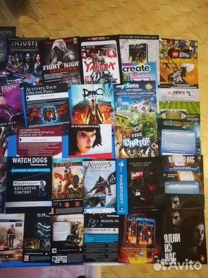 Мануалкартавкладышобложка для игр ps3