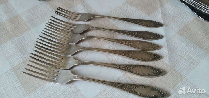 Столовые приборы мельхиор СССР