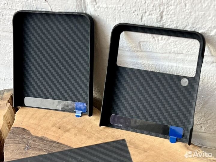 Z Flip 3 Карбон чехол Samsung Galaxy