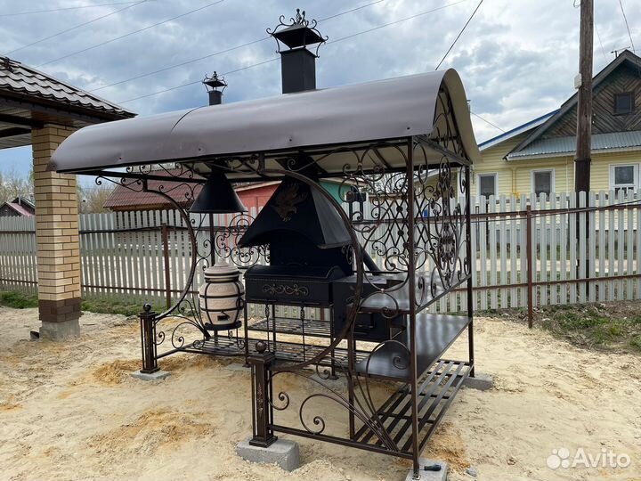 Кованый мангал