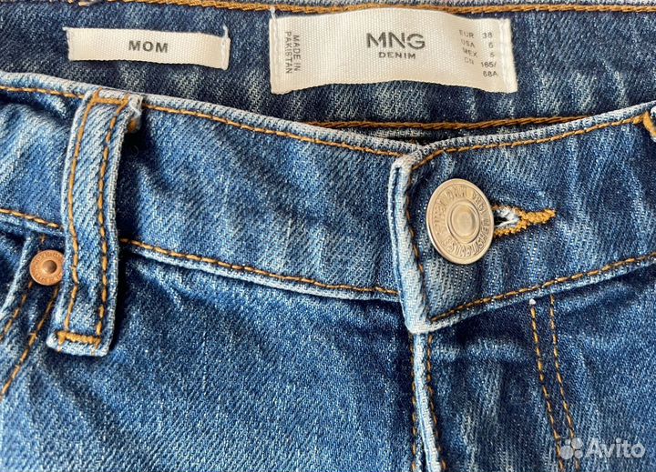Джинсы mango mom 36