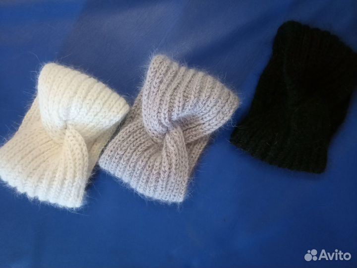 Повязка на голову пух норки