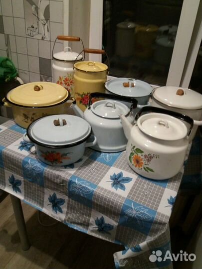 Посуда эмалированная