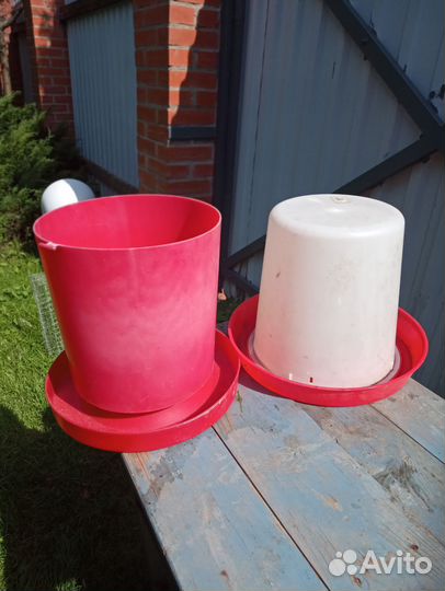 Поилка и кормушка для кур