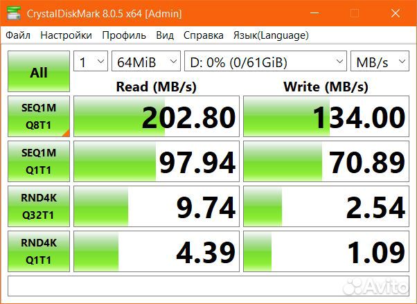 Карта памяти и картридер Lexar XQD 64Гб