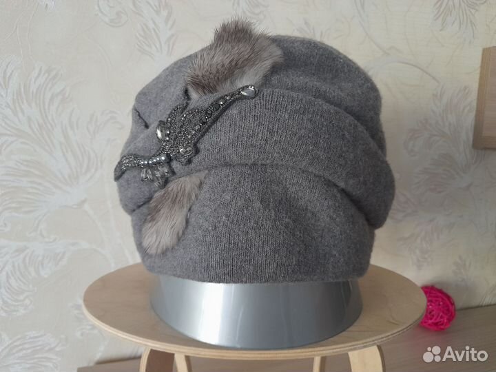 Шапка женская зимняя с норкой Tavitta