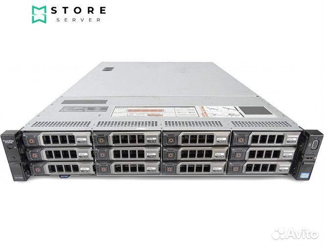 Dell PowerEdge R720xd 12xLFF/H710 Mini 512MB x1/75