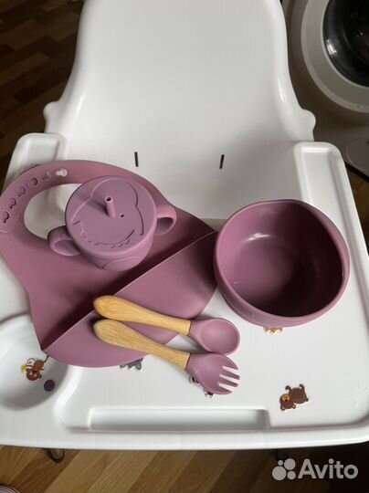 Детская посуда для кормления силиконовая