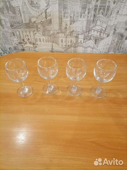 Бокалы подставные тарелки 11 штук