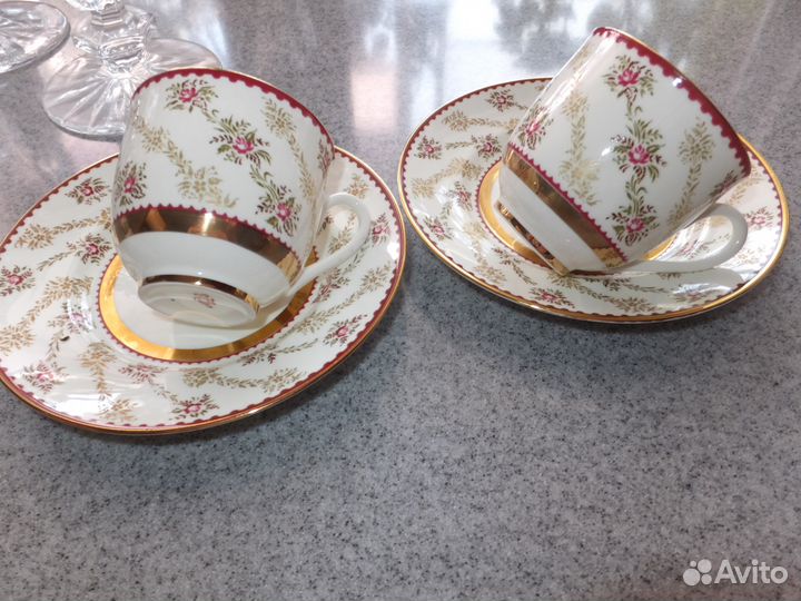 Старинные чайные и кофейные пары