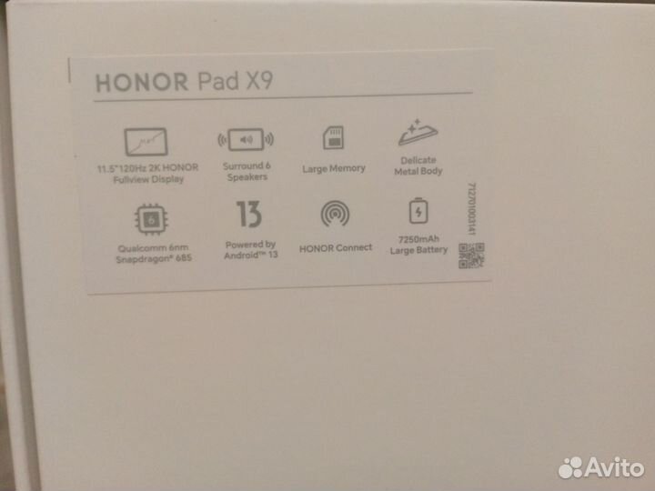Планшет honor pad x9