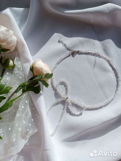 Чокер с бантиком