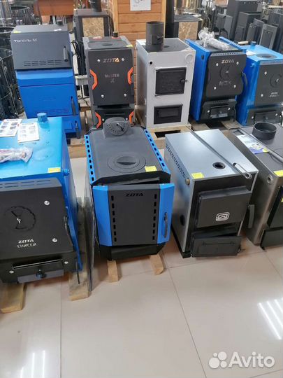 Твердотопливный котел новый