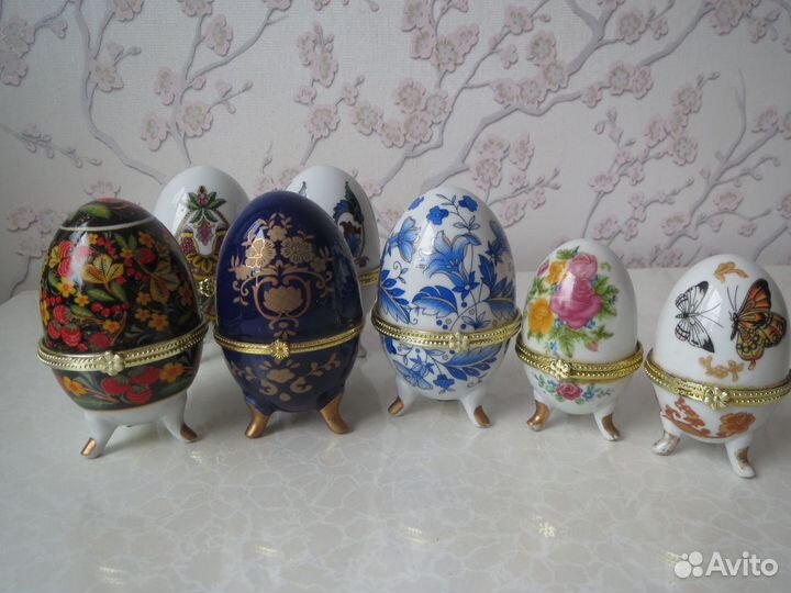 Сувенирные шкатулки и пасхальные яйца