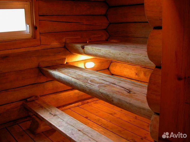 Липа полубревно