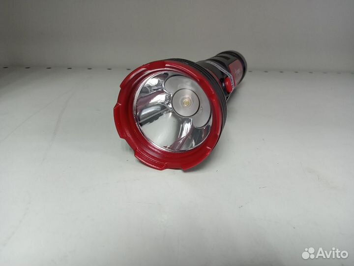 Ручной фонарь космос accu103led черный/красный