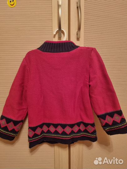 Кофта для девочки шерстяная