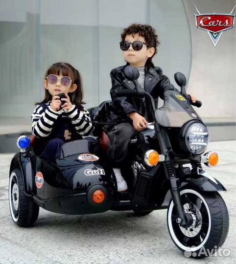 Детский электромотоцикл новый