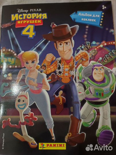 Наклейки Panini История игрушек 4