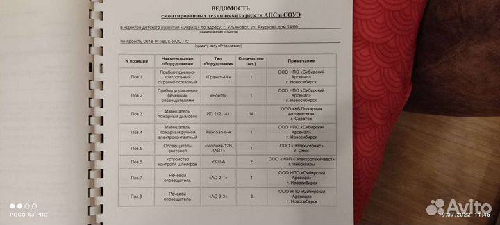 Пожарная сигнализация