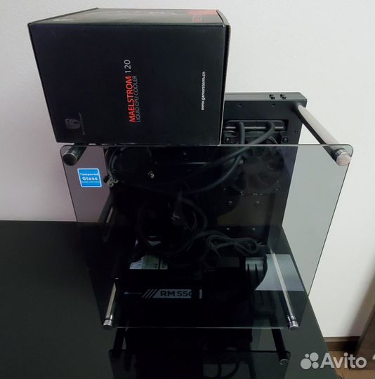 Комплект Thermaltake Core P1 + RM 550x + deepcool