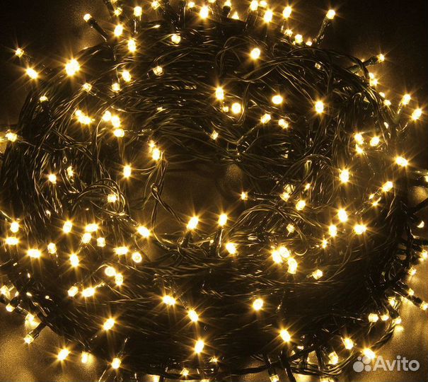 Гирлянда уличная и монтаж