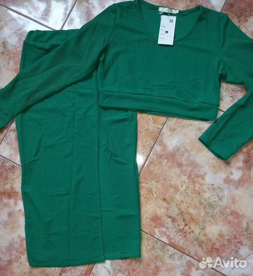 Костюм юбка и топ женский летний