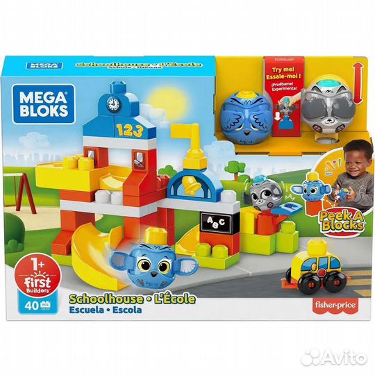Конструктор Mega Bloks Школа.Новый.Большой,яркий